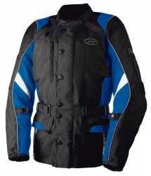 Veste iXS Eldorado homologuée CE en polyoxlan 600D noir bleu