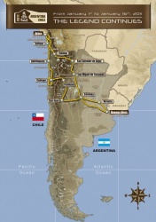 Dakar 2011 parcours motos