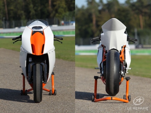 1190 RC8 R Track de face et de dos