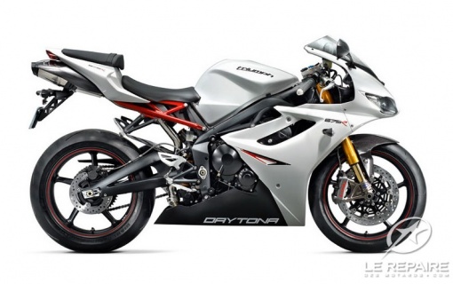 Triumph Daytona 675 R : coté droit