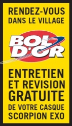 Révision gratuite casque Scorpion pendant le Bol d'Or