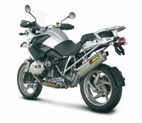BMW 1200GS quipe du AKRAPOVIC Slip-On en titane