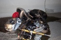 Accident  193   motard survit aprs tre encastr camion ?  !