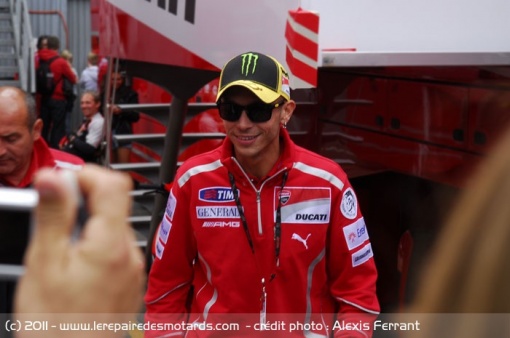 Rossi après les essais qualificatifs