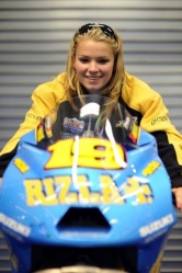 Moto GP : Elena Myers sur la Suzuki GSV-R à Indianapolis