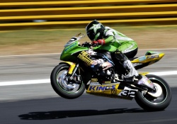 Le Team Kawasaki DeltaFin au World Supersport(c)Motorcycleusa.com