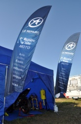 Les WERC GP Racer : le stand du Team 2D et du Repaire des Motards