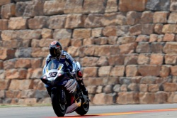 WSBK : Marco Melandri en tête de la grille provisoire à Aragon