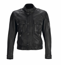 Blouson classique en cuir Belstaff Olivers