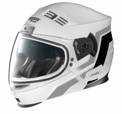 Casque Crossover Nolan N71 Motion blanc