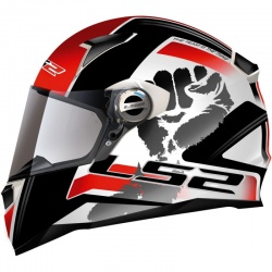 Casque intégral LS2 FF396 en fibre de carbone