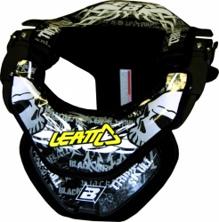 Kit de déco BlackBird Tribal Skull pour Leatt Brace