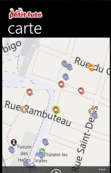 Petit Futé Paris Windows Phone 7 carte géolocalisation des bon plans et 7700 adresses