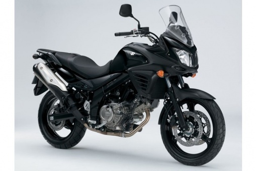 Les premières photos de la Suzuki V-Strom 2011 noire