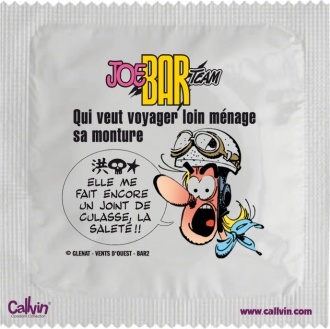 Préservatifs Joe Bar Team par Callvin