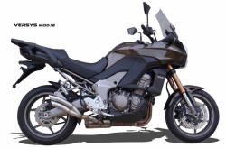 Silencieux Z1 pour Kawasaki Versys 1000 Mod. 2012 par Ixrace