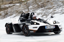 Cyril Despres au volant de la KTM X-Bow