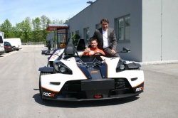 Cyril Despres au volant de la KTM X-Bow