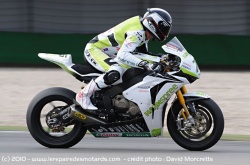 Hannspree sponsorise Ten Kate Honda avec Fabien Forêt