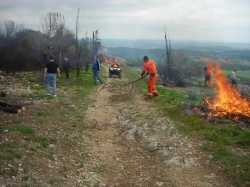 Journée des chemins CCFF et Codever au Puech des Mourgues