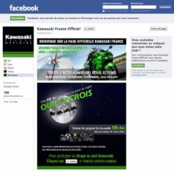 Page Facebook officielle Kawasaki France 