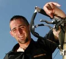 Mecatrix en dédicaces sur le Salon de la Moto