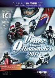 Mois essais Triumph en avril