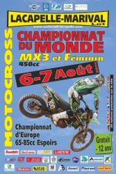 Cloture des Championnats du Monde MX3 et Féminin les 6 et 7 août