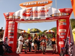 Juha Salminen et Eero Remes au départ du Grand Prix d'Italie