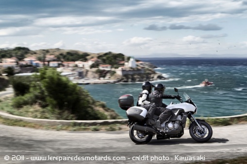 Kawasaki Versys 1000 sur route
