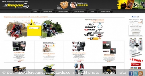 Le Site Shogun Moto spécialiste de la pièce moto relooké 