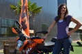 Sarah Vignot élue meilleure ambassadrice KTM 125 Duke