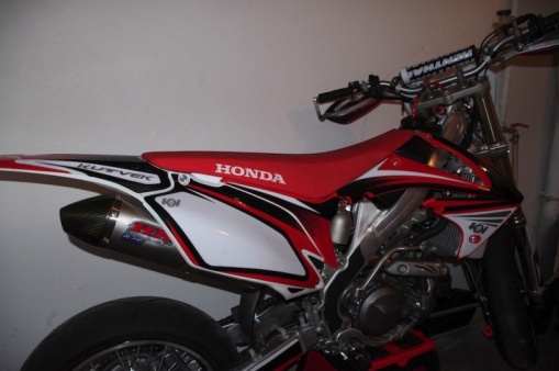 Appel à témoin : Vol d'une Honda CRF450R