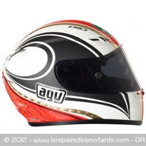 Casque de Mattia Pasini