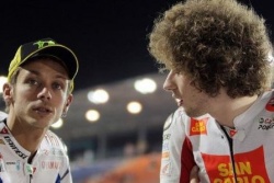 Valentino Rossi et Marco Simoncelli