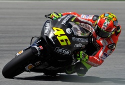 Valentino Rossi lors du second test de Sepang - Crédit photo : MotoGP