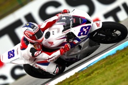 WSBK : Parkes prend la pole provisoire en Supersport