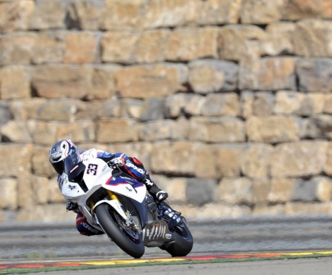 Marco Melandri sur le circuit d'Aragon