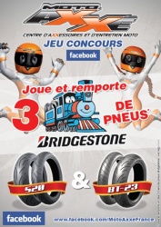 Quiz Moto Axxe : 3 trains de pneus Bridgestone à gagner