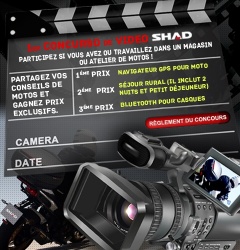 Concours vidéo Shad pour les professionnels de la moto