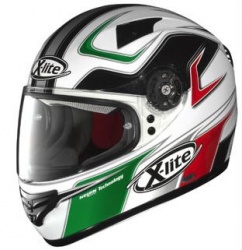Casque X-lite X-603 vert/blanc/rouge