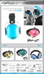 Casques anti bruit Baby Banz pour enfants dès 6 mois