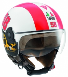 Casque jet Bali Copter Special Simoncelli Tribute