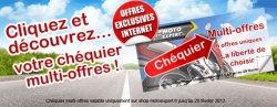 Chéquier multi-offres Shop Moto Expert