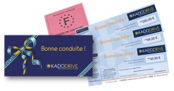 Chèques cadeaux permis de conduire Kadodrive