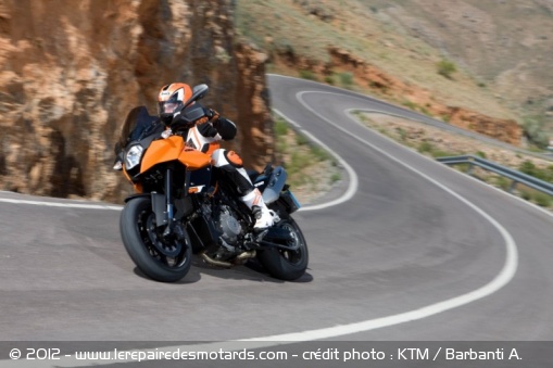 La KTM 990 SM-T en action