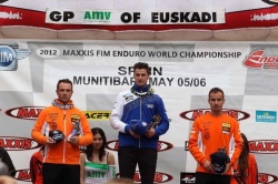 Renet sur la plus haute marche du podium E2