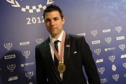 Antoine Meo et sa médaille de Champion du Monde