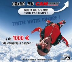 Jeu concours : 1000 EUR de caméras embarquées CamSport à gagner