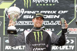 Victorieux en Suède, Steven Frossard aborde cette seconde saison en 450 confiant - Crédit photo : P.Haudiquert / Mediacross